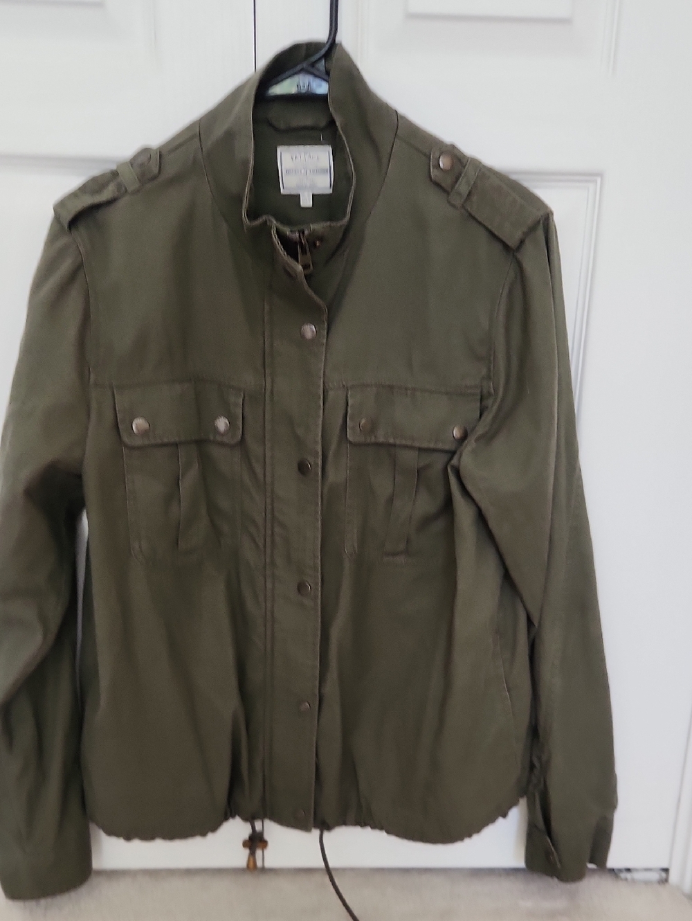 Caslon Olive Green Utility Field Jacket